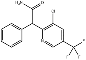 2-[3-CHLORO-5-(TRIFLUOROMETHYL)-2-PYRIDINYL]-2-PHENYLACETAMIDE 结构式