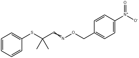 2-METHYL-2-(PHENYLSULFANYL)PROPANAL O-(4-NITROBENZYL)OXIME 结构式