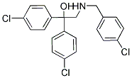 2-[(4-CHLOROBENZYL)AMINO]-1,1-BIS(4-CHLOROPHENYL)-1-ETHANOL 结构式