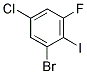 1-BROMO-5-CHLORO-3-FLUORO-2-IODOBENZENE 结构式