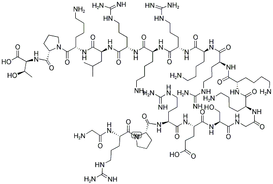 PDGF A-CHAIN (194-211) 结构式