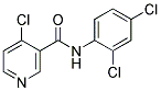 N3-(2,4-DICHLOROPHENYL)-4-CHLORONICOTINAMIDE 结构式