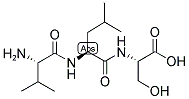 H-VAL-LEU-SER-OH 结构式