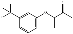 3-[3-(TRIFLUOROMETHYL)PHENOXY]-2-BUTANONE 结构式