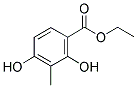 ETHYL 2,4-DIHYDROXY-3-METHYLBENZOATE 结构式