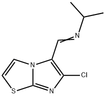 N-[(6-CHLOROIMIDAZO[2,1-B][1,3]THIAZOL-5-YL)METHYLENE]-2-PROPANAMINE 结构式