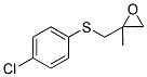 2-([(4-Chlorophenyl)thio]methyl)-2-methyloxirane 结构式