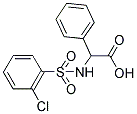 2-([(2-CHLOROPHENYL)SULFONYL]AMINO)-2-PHENYLACETIC ACID 结构式