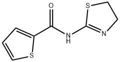 N-(2,5-THIAZOLINYL)-2-THIENYLFORMAMIDE 结构式