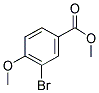 3-Bromo-4-methoxybenzoic acid methyl ester 结构式