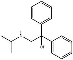 2-(ISOPROPYLAMINO)-1,1-DIPHENYL-1-ETHANOL 结构式