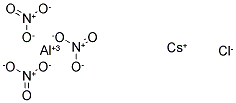 硝酸铝氯化铯 溶液 结构式