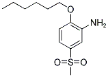 2-(N-HEXYLOXY)-5-(METHYLSULFONYL)BENZENEAMINE 结构式