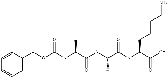 Z-ALA-ALA-LYS-OH 结构式