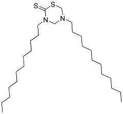 3,5-DI-DODECYL-1,3,5-THIADIAZINANE-2-THIONE 结构式
