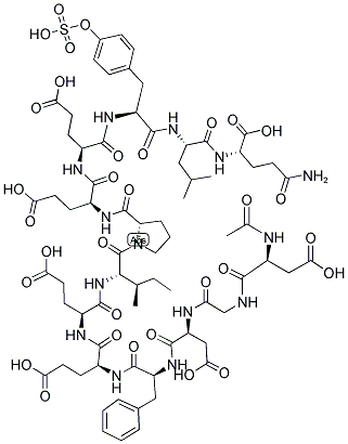 ACETYL-HIRUDIN (53-65) (SULFATED) 结构式