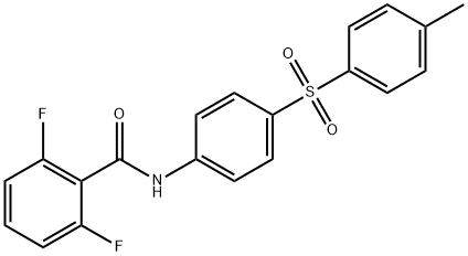 2,6-DIFLUORO-N-(4-[(4-METHYLPHENYL)SULFONYL]PHENYL)BENZENECARBOXAMIDE 结构式