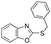 2-(Benzylthio)-1,3-benzoxazole 结构式