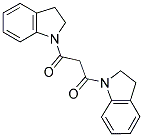 1,3-BIS-(2,3-DIHYDRO-INDOL-1-YL)-PROPANE-1,3-DIONE 结构式