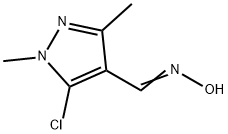N-[(5-氯-1,3-二甲基-1H-吡唑-4-基)亚甲基]羟胺 结构式