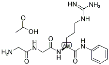 H-GLY-GLY-ARG-ANILIDE ACETATE SALT 结构式