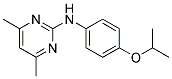 N-(4-ISOPROPOXYPHENYL)-4,6-DIMETHYL-2-PYRIMIDINAMINE 结构式