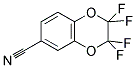 2,2,3,3-TETRAFLUORO-2,3-DIHYDROBENZO(1,4)DIOXINE-6-CARBONITRILE 结构式