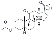 5-BETA-PREGNAN-3-ALPHA, 17-DIOL-11,20-DIONE 3-ACETATE 结构式