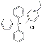 (4-ETHYLBENZYL)TRIPHENYLPHOSPHONIUM CHLORIDE 结构式