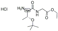 H-THR(TBU)-GLY-OET HCL 结构式