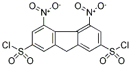 4,5-DINITRO-9H-FLUORENE-2,7-DISULPHONYL CHLORIDE 结构式