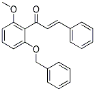 1-[2-(BENZYLOXY)-6-METHOXYPHENYL]-3-PHENYLPROP-2-EN-1-ONE 结构式