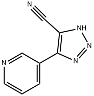 5-(吡啶-3-基)-1H-1,2,3-三唑-4-甲腈 结构式