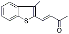 4-(3-METHYLBENZO[B]THIOPHEN-2-YL)BUT-3-EN-2-ONE 结构式