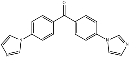 BIS[4-(1H-IMIDAZOL-1-YL)PHENYL]METHANONE 结构式