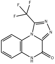 1-(Trifluoromethyl)[1,2,4]triazolo[4,3-a]quinoxalin-4-ol 结构式