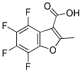 4,5,6,7-TETRAFLUORO-2-METHYL-1-BENZOFURAN-3-CARBOXYLIC ACID 结构式