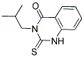 3-ISOBUTYL-2-THIOXO-1,2,3,4-TETRAHYDROQUINAZOLIN-4-ONE 结构式