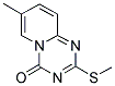 7-Methyl-2-(methylsulfanyl)-4H-pyrido[1,2-a][1,3,5]triazin-4-one 结构式