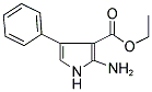 ETHYL 2-AMINO-4-PHENYL-1H-PYRROLE-3-CARBOXYLATE 结构式