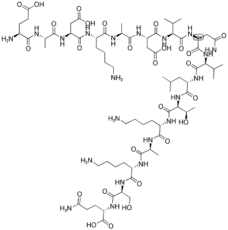 GLU-ALA-ASP-LYS-ALA-ASP-VAL-ASN-VAL-LEU-THR-LYS-ALA-LYS-SER-GLN 结构式