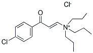[3-(4-CHLOROPHENYL)-3-OXOPROP-1-ENYL](TRIPROPYL)AMMONIUM CHLORIDE 结构式