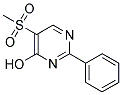 5-(METHYLSULFONYL)-2-PHENYL-4-PYRIMIDINOL 结构式