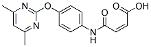 4-[[4-[(4,6-Dimethylpyrimidin-2-yl)oxy]phenyl]amino]-4-oxo-(2Z)-butenoic acid 结构式