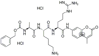 ICRM-SERINE PROTEASE 1 SUBSTRATE, FLUOROGENIC 结构式