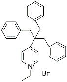 4-(1,1-DIBENZYL-2-PHENYLETHYL)-1-ETHYLPYRIDINIUM BROMIDE 结构式