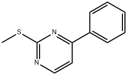 2-甲巯基-4-苯基嘧啶 结构式