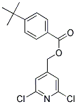 (2,6-DICHLORO-4-PYRIDYL)METHYL 4-(TERT-BUTYL)BENZOATE 结构式