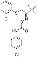 2-([2-(([(4-CHLOROANILINO)CARBONYL]OXY)IMINO)-3,3-DIMETHYLBUTYL]THIO)PYRIDINIUM-1-OLATE 结构式