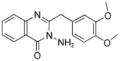 3-AMINO-2-(3,4-DIMETHOXYBENZYL)-3,4-DIHYDROQUINAZOLIN-4-ONE 结构式